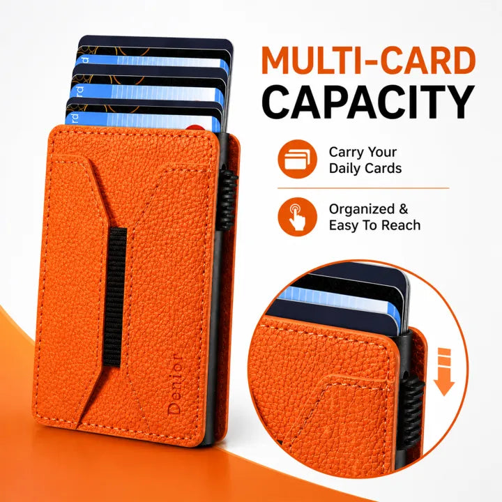 V24 Magnetic Pop-Up Card Holder - 9 Cards