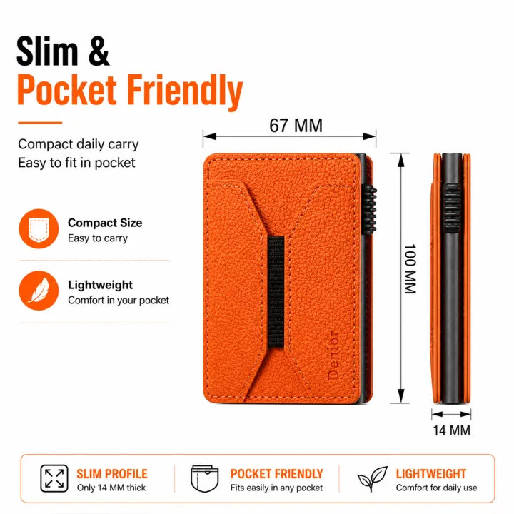 V24 Magnetic Pop-Up Card Holder - 9 Cards