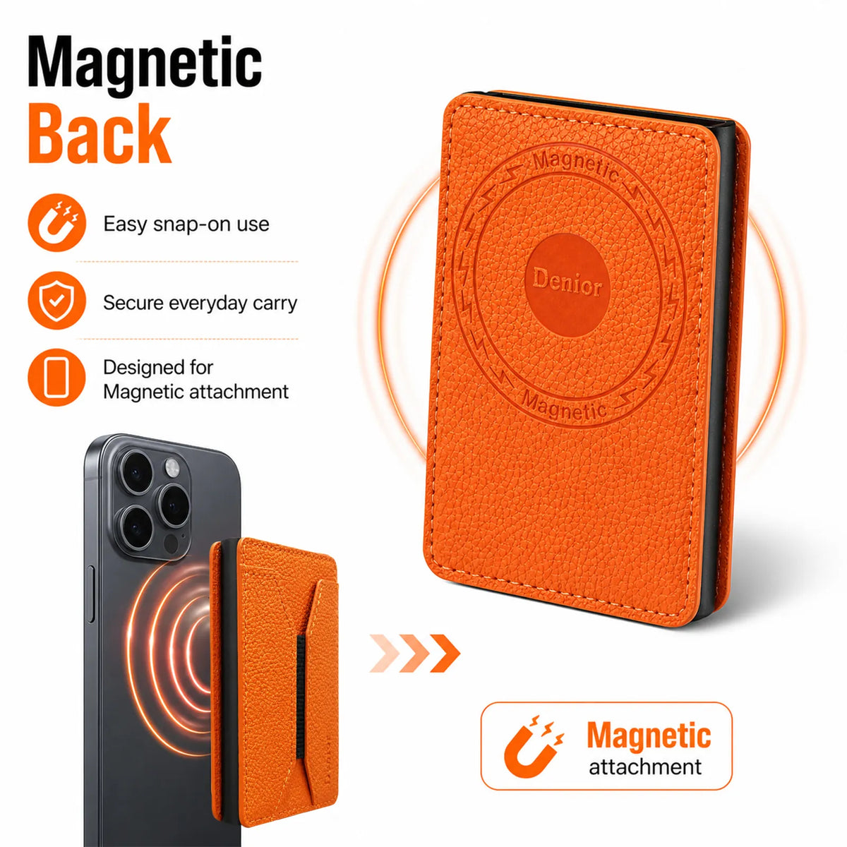 V24 Magnetic Pop-Up Card Holder - 9 Cards