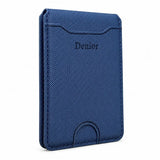 V27 Magnetic Card Holder - Cross-Grain PU Leather