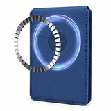 V27 Magnetic Card Holder - Cross-Grain PU Leather