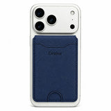 V27 Magnetic Card Holder - Cross-Grain PU Leather