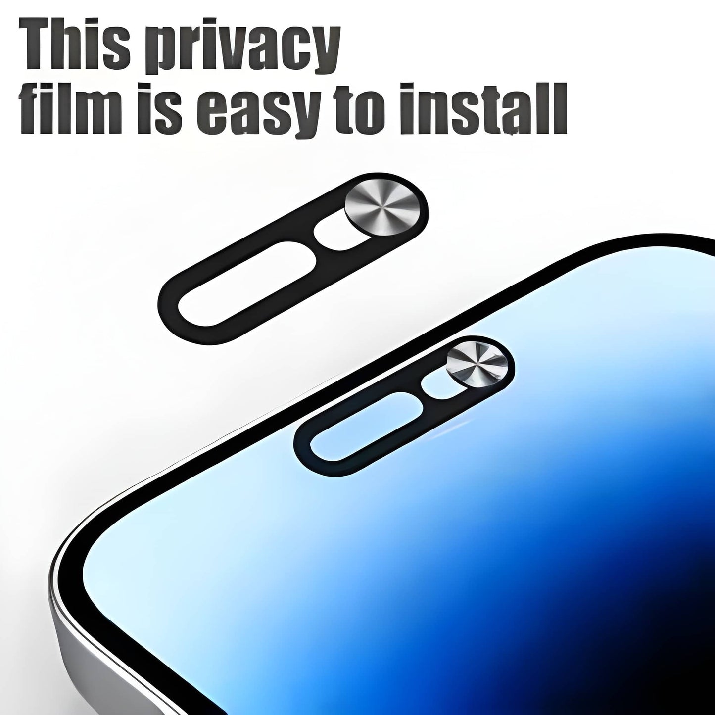 1-2Pcs Black Webcam Cover for IPhone Anti-hacker Shutter Privacy Protection Slide Shield Anti-peep for SmartPhone Laptop Camera