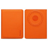 V28 Magnetic Card Holder with Cash Slot - PU Leather