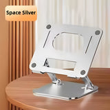 Phone Tablet Stand Adjustable Aluminum Alloy laptop Tablet up to 17 "Laptop Portable Folding stand Cooling stand support