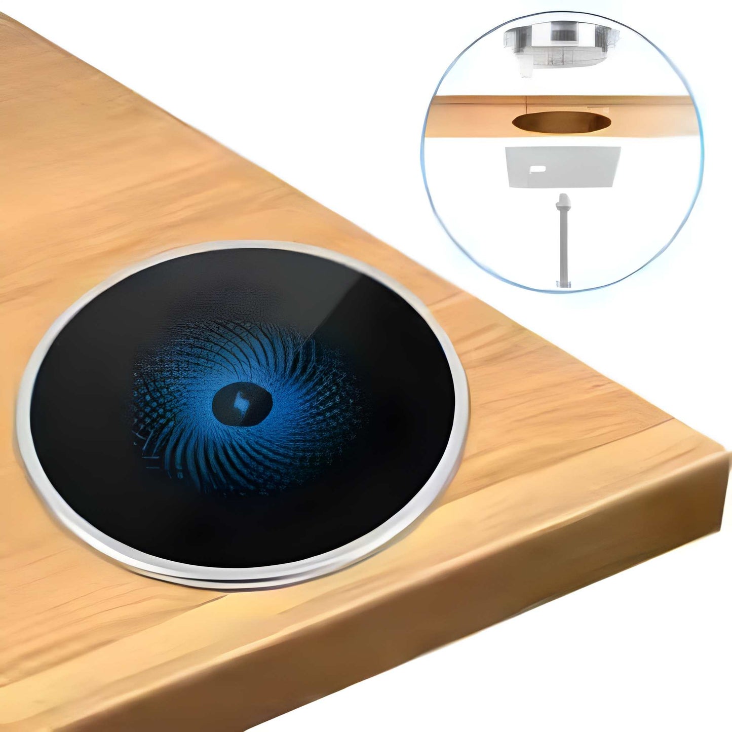 Desk Embeded Wireless Charger for iPhone 11 X Samsung S10 Xiaomi mi 9 Table Office 15W 10W 7.5W Qi Fast Pad Phone Charger 3.0