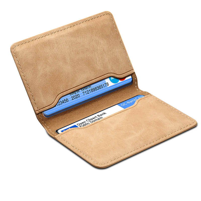 V08 Magnetic Card Holder - PU Leather
