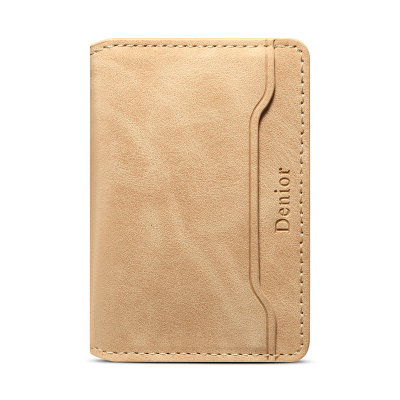 V08 Magnetic Card Holder - PU Leather