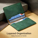 V08 Magnetic Card Holder - PU Leather