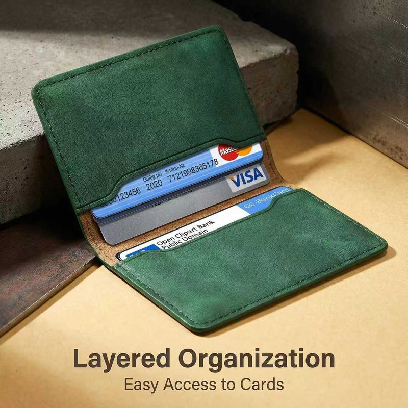 V08 Magnetic Card Holder - PU Leather