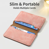 V08 Magnetic Card Holder - PU Leather