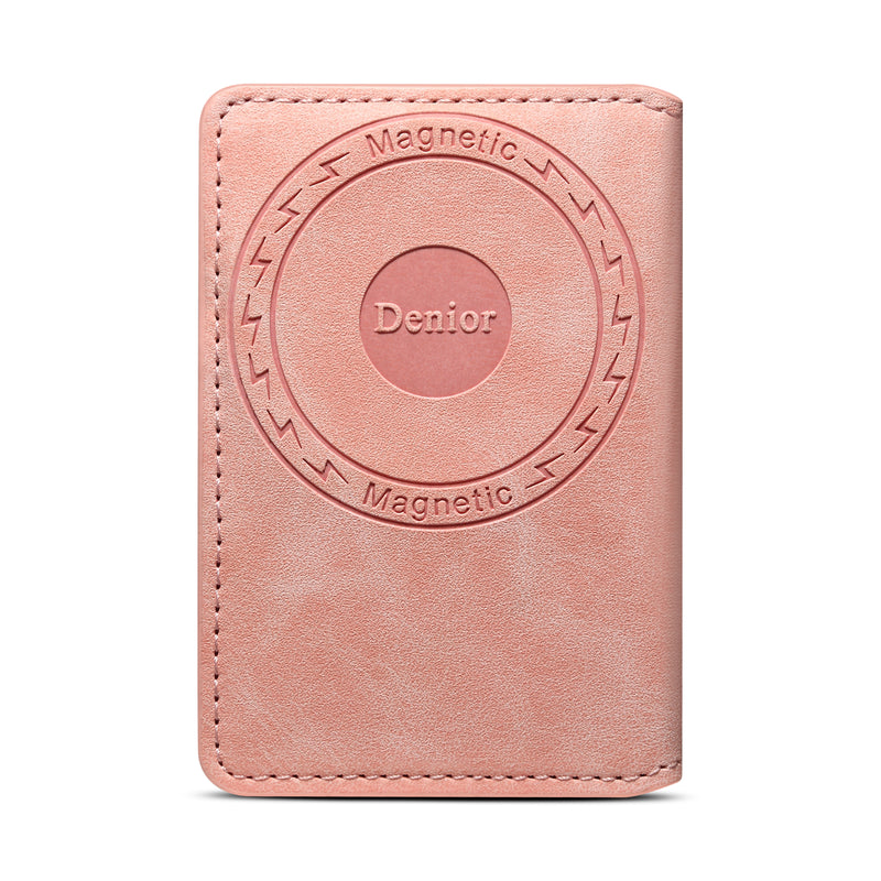 V08 Magnetic Card Holder - PU Leather
