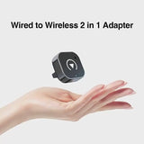2 in 1 Wireless CarPlay Android Auto Adapter Smart USB Dongle Auto Connect Plug & Play for iPhone and Android Factory Wired Cars