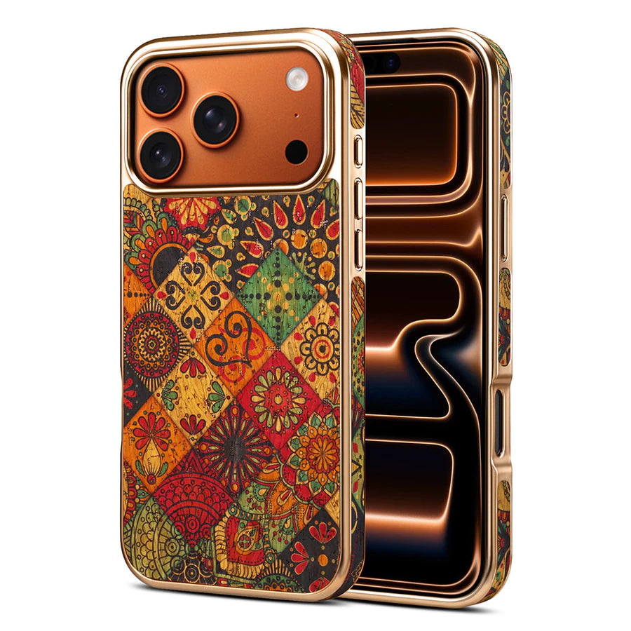 Electronic Frame Phone Case with Side Paneling - A04