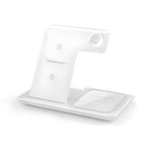 30W LED Fast Wireless Charger Stand 3 in 1 Foldable Charging Station For iPhone 15 14 13 12 11 Apple Watch 9 8 7 6 5 Air pods Pro
