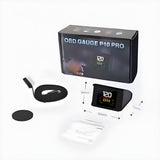 P10 Pro Head Up Display On-board Computer Car Digital OBD2 Mileage OBD Driving Computer Display Speedometer Temperature Gauge