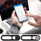 1-2Pcs Black Webcam Cover for IPhone Anti-hacker Shutter Privacy Protection Slide Shield Anti-peep for SmartPhone Laptop Camera