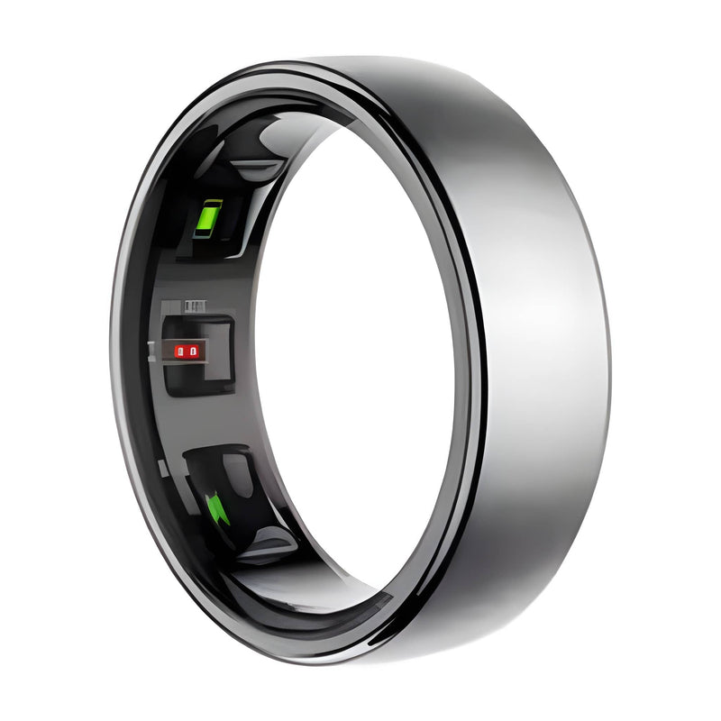 Uhoofit R10 Smart Ring with Charging Dock Men Women Health Sleep Heart Rate Monitoring IP68 & 5ATM Waterproof Multi-sport Mode